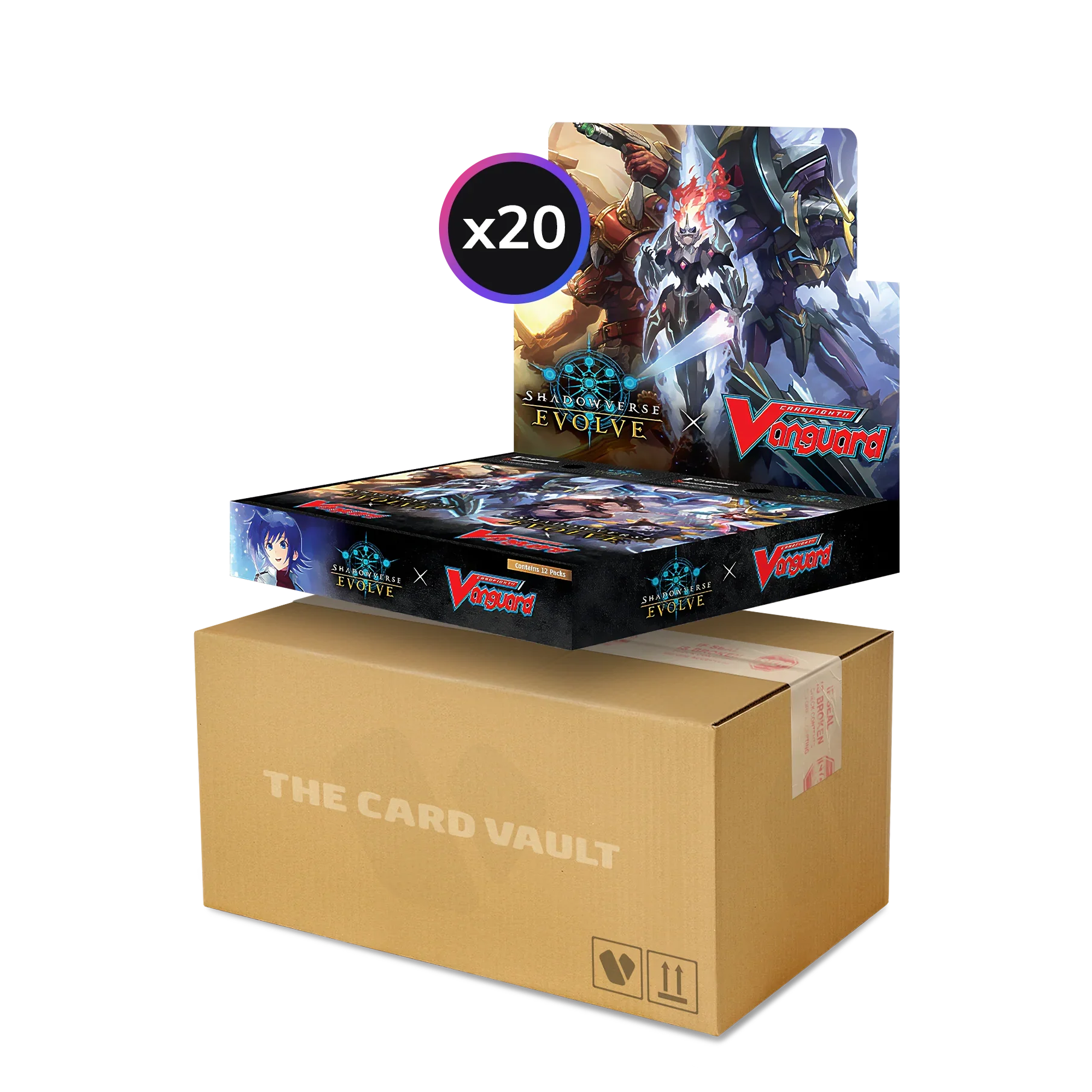 Shadowverse: Evolve - Crossover - Cardfight!! Vanguard - Display Case (20x Booster Boxes)
