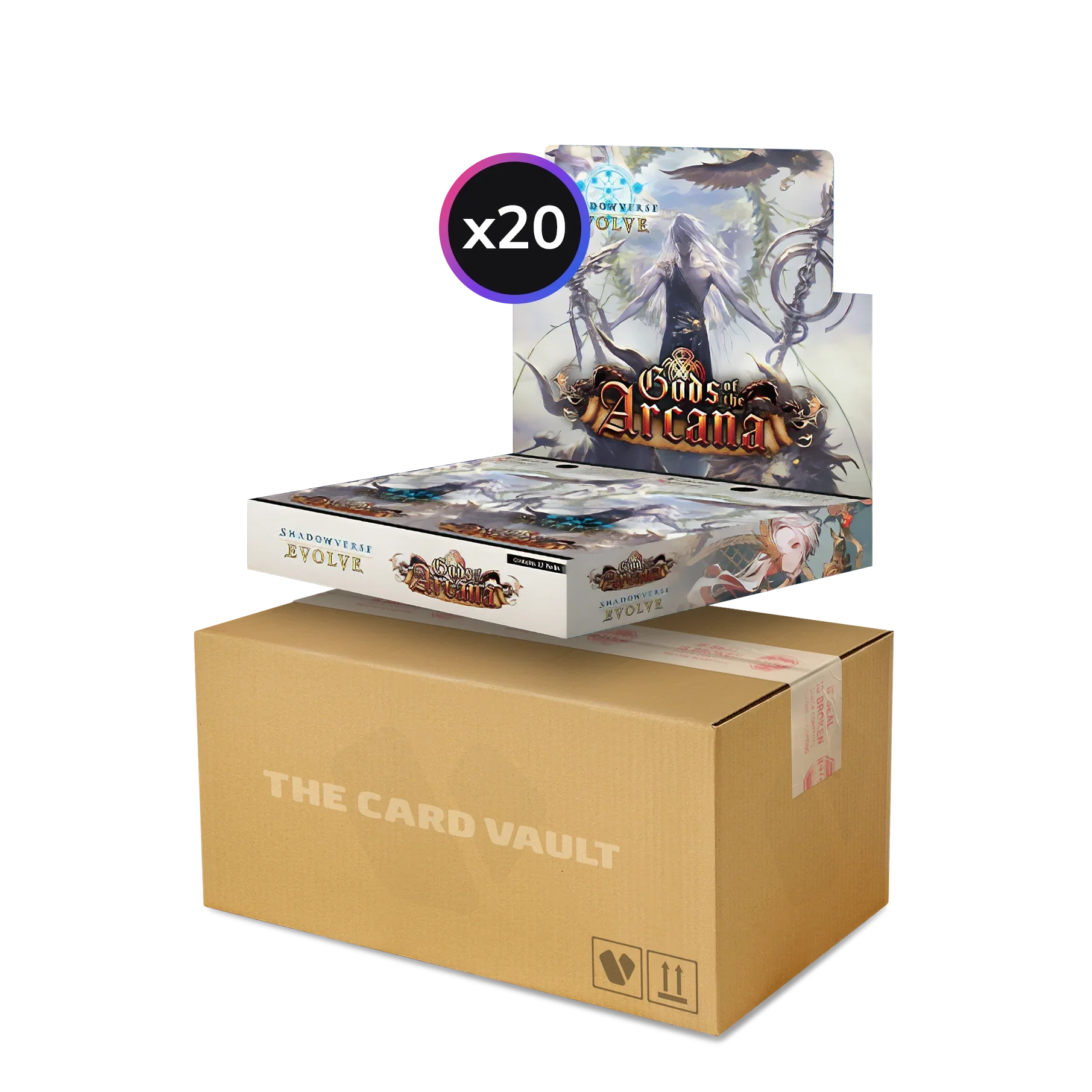 Shadowverse: Evolve - Set 10 - Gods of the Arcana - Display Case (20x Booster Boxes)