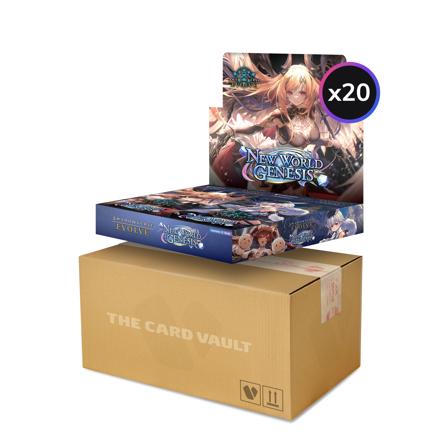 Shadowverse: Evolve - Set 16 - New World Genesis - Display Case (20x Booster Boxes)
