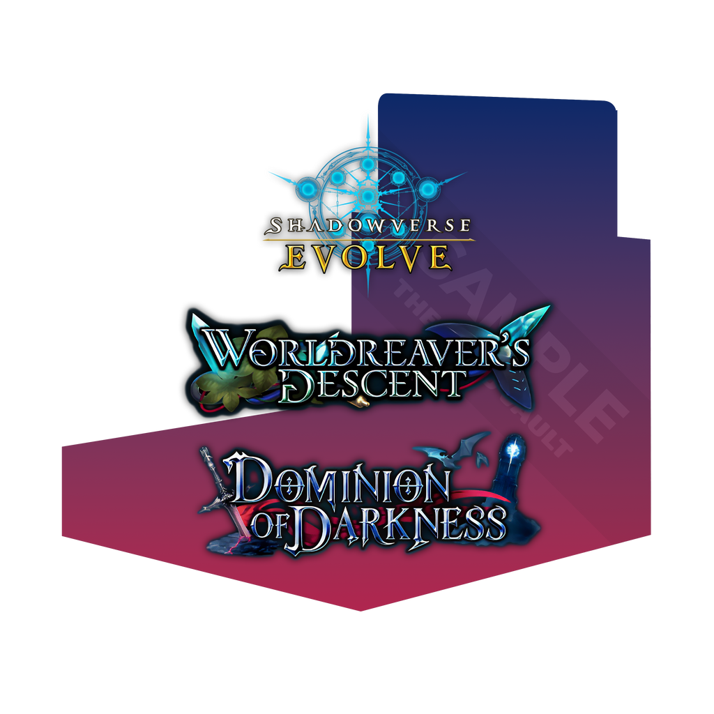 Shadowverse: Evolve - Combined Set 01 - Worldreavers Descent & Dominion of Darkness - Booster Box (12x Packs)