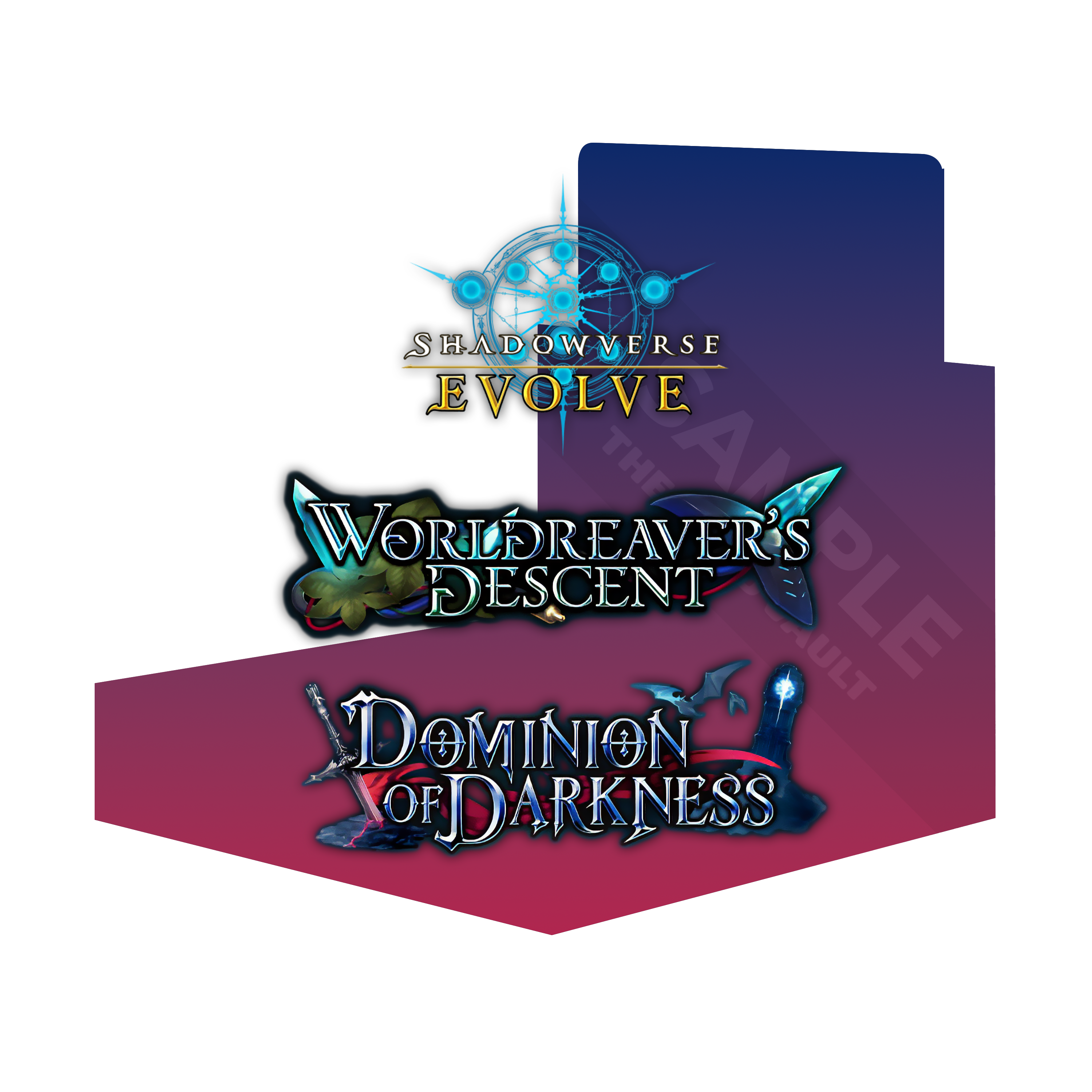 Shadowverse: Evolve - Combined Set 01 - Worldreavers Descent & Dominion of Darkness - Booster Box (12x Packs)