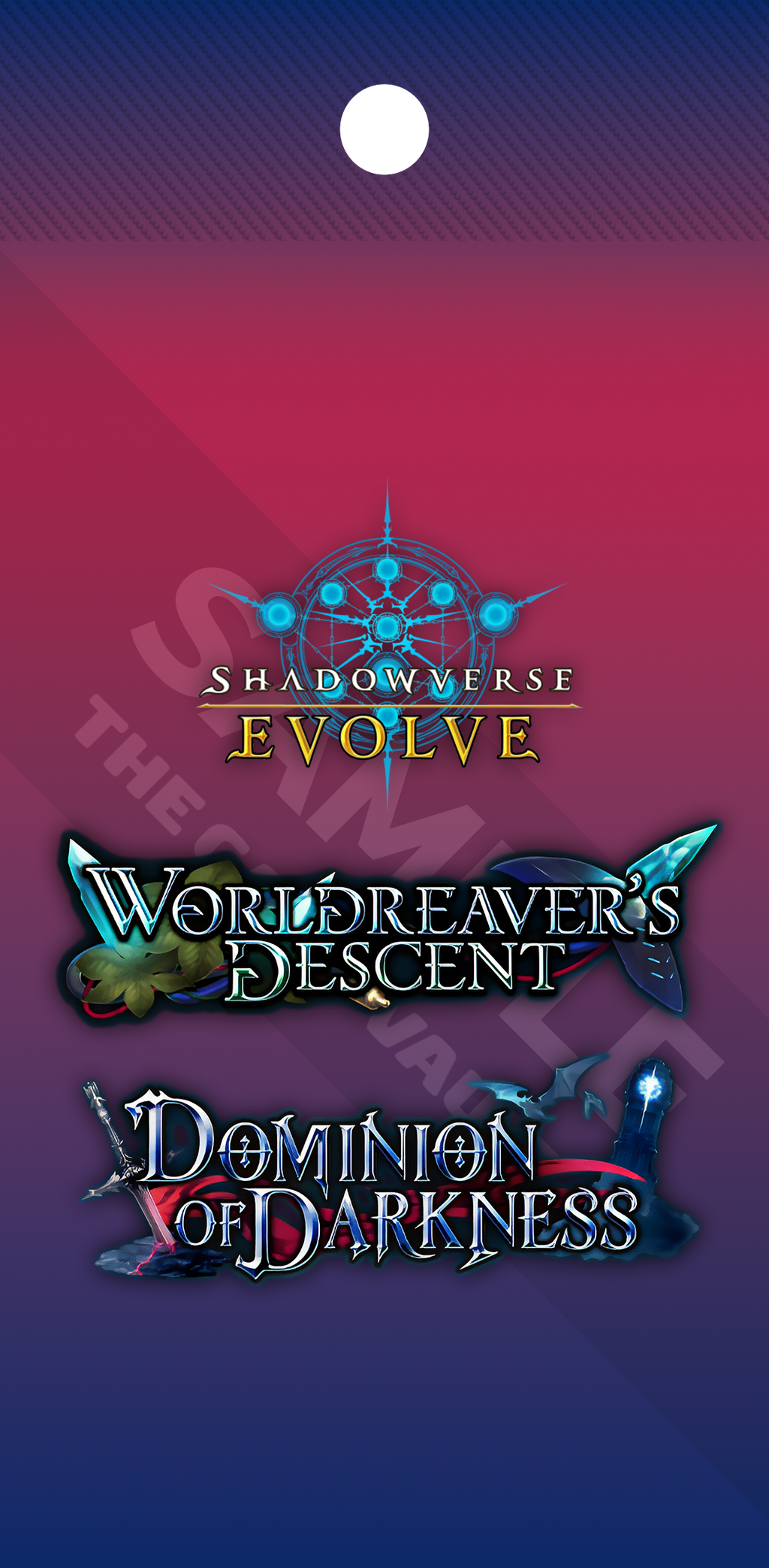 Shadowverse: Evolve - Combined Set 01 - Worldreavers Descent & Dominion of Darkness - Booster Pack