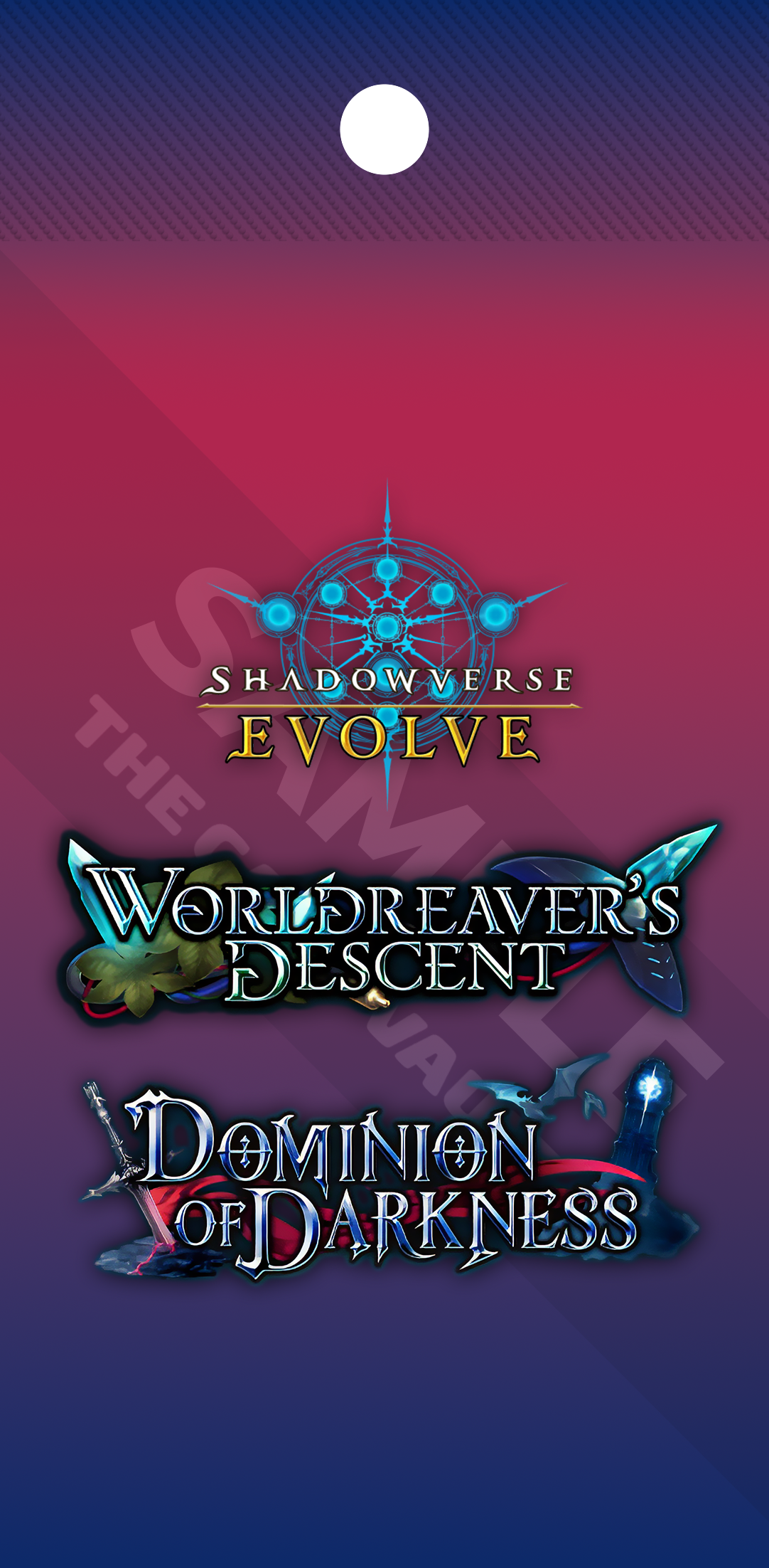 Shadowverse: Evolve - Combined Set 01 - Worldreavers Descent & Dominion of Darkness - Booster Pack
