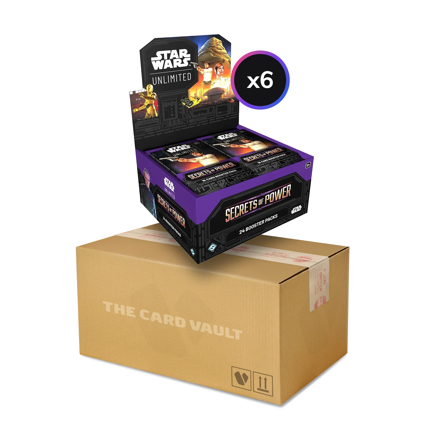 Star Wars: Unlimited - Secrets of Power - Display Case (6x Booster Boxes)