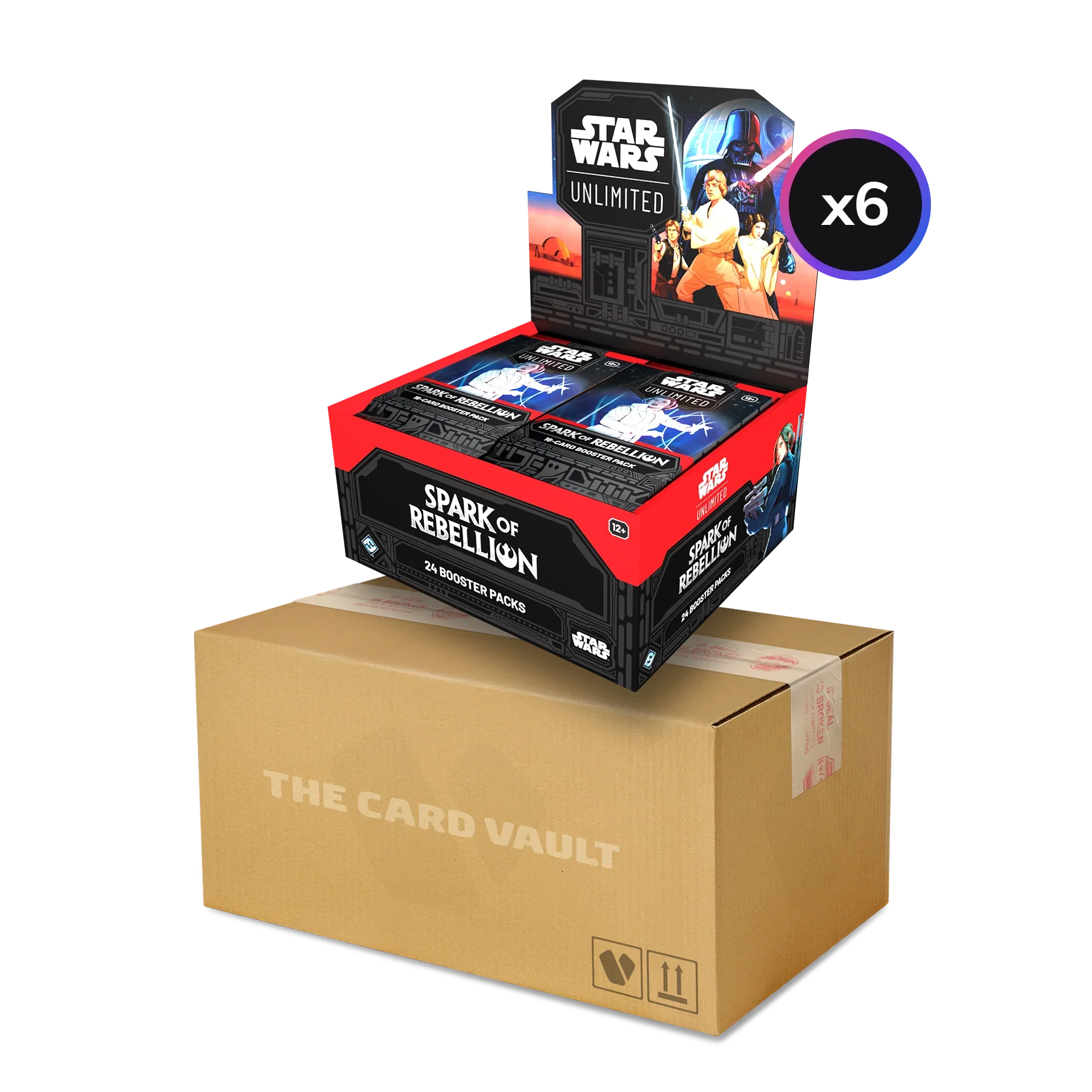 Star Wars: Unlimited - Spark of Rebellion - Display Case (6x Booster Boxes)