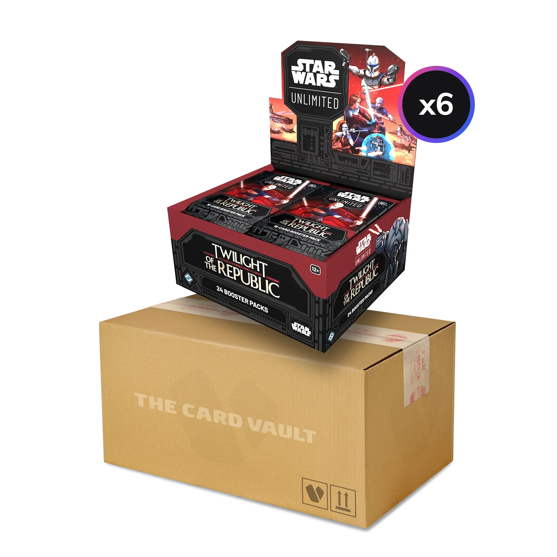 Star Wars: Unlimited - Twilight of the Republic - Display Case (6x Booster Boxes)