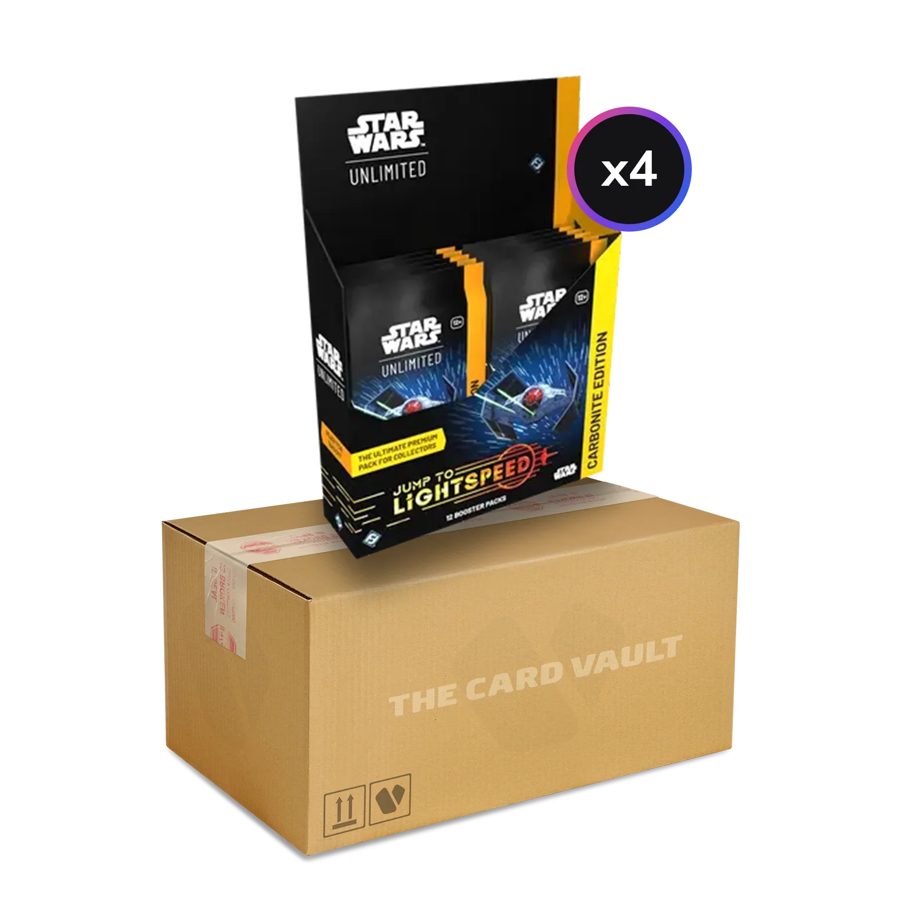Star Wars: Unlimited - Jump to Lightspeed - Carbonite Collector Booster - Display Case (4x Boxes)