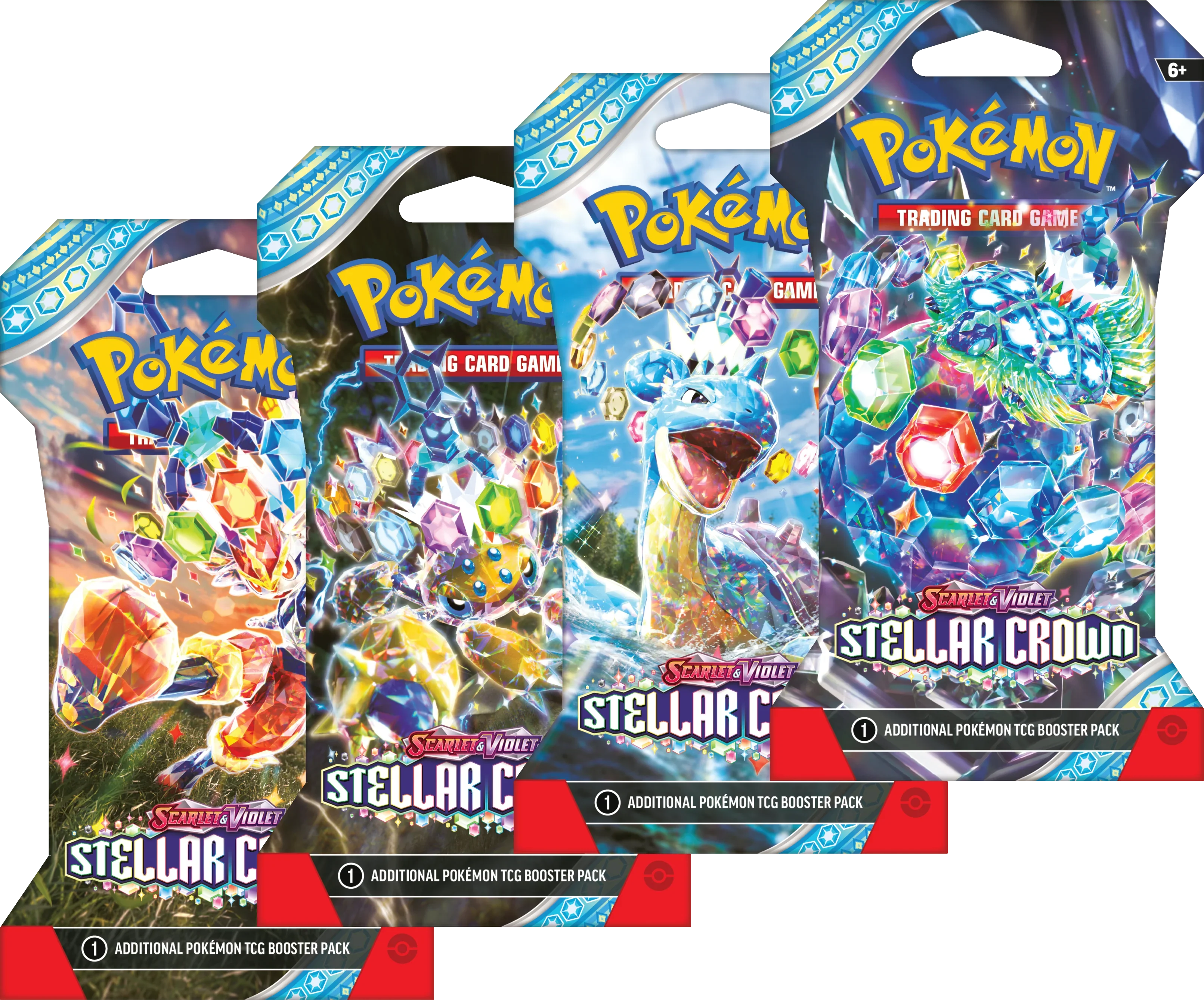 Pokemon TCG - Scarlet & Violet - Stellar Crown - Sleeved Booster Pack