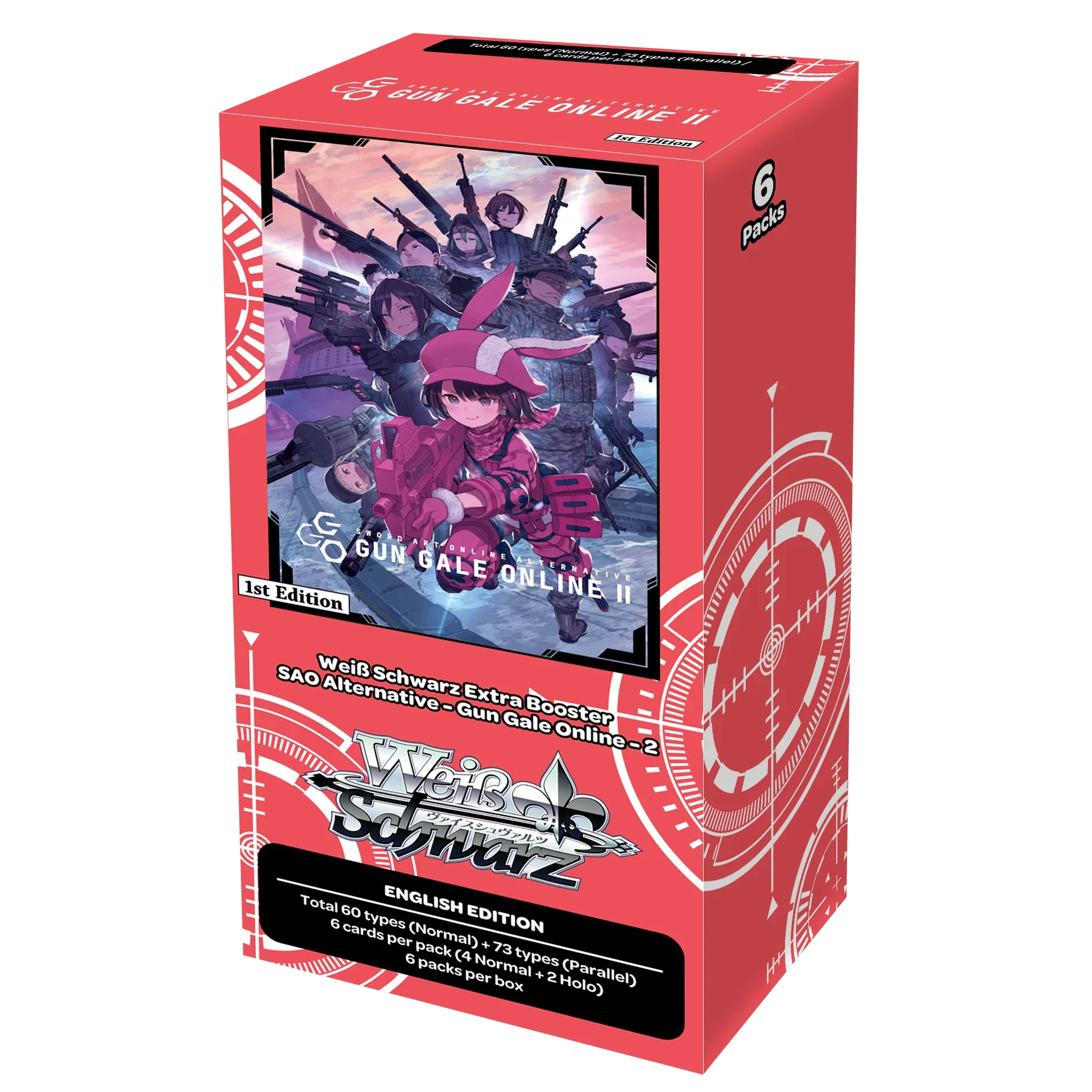 Weiss Schwarz - Sword Art Online Alternative: Gun Gale Online 2 - Extra Booster Box (6x Packs)