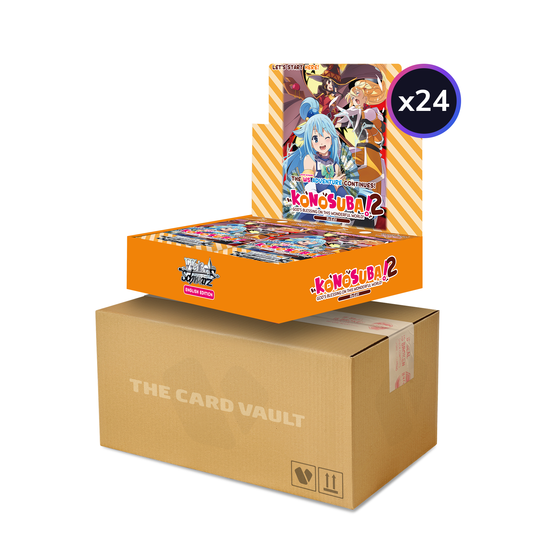 Weiss Schwarz - KonoSuba: God's Blessing on This Wonderful World! 2 Re:Edit - Display Case (24x Booster Boxes)