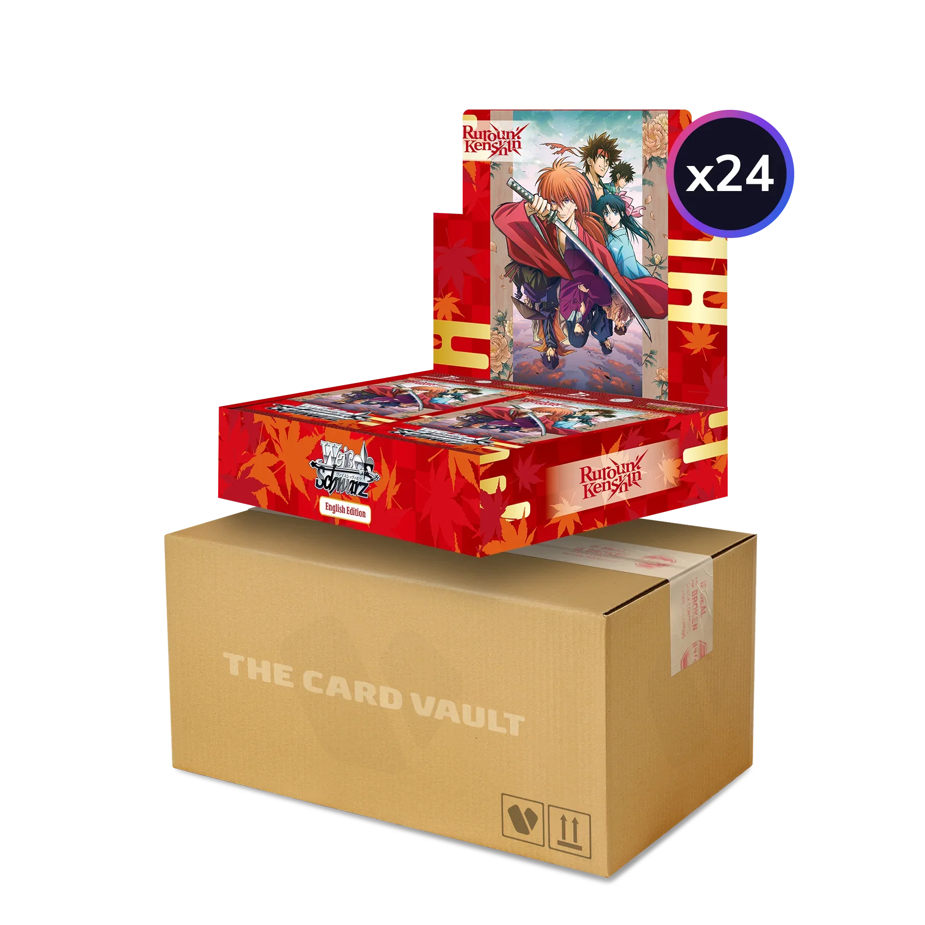 Weiss Schwarz - Rurouni Kenshin - Display Case (24x Booster Boxes)