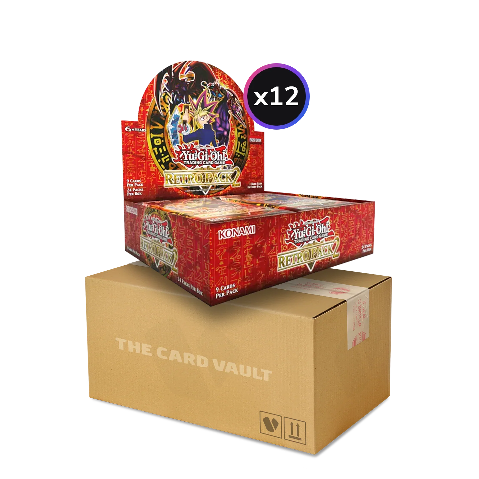 Yu-Gi-Oh! - Retro Pack 2 - Display Case (12x Booster Boxes) (Reprint Edition)