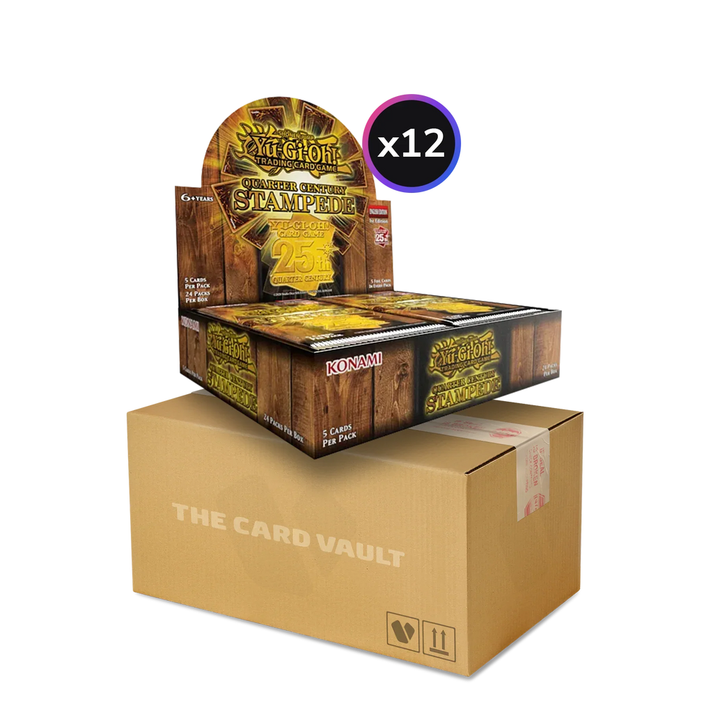 Yu-Gi-Oh! - Quarter Century Stampede - Display Case (12x Booster Boxes)