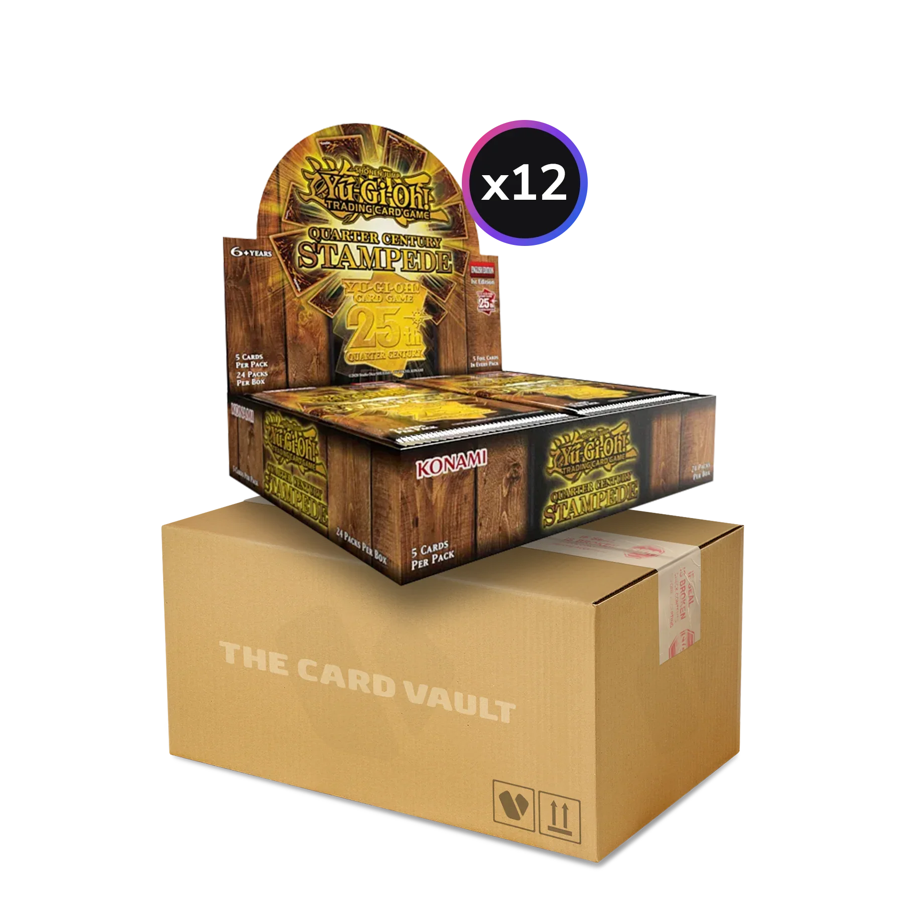 Yu-Gi-Oh! - Quarter Century Stampede - Display Case (12x Booster Boxes)