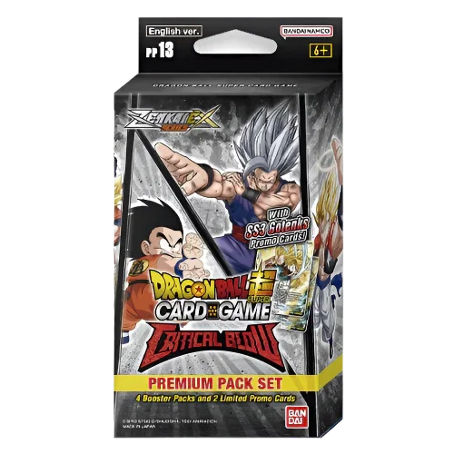 Dragon Ball Super CG Masters - Zenkai Series Critical Blow Premium Pack (PP13)