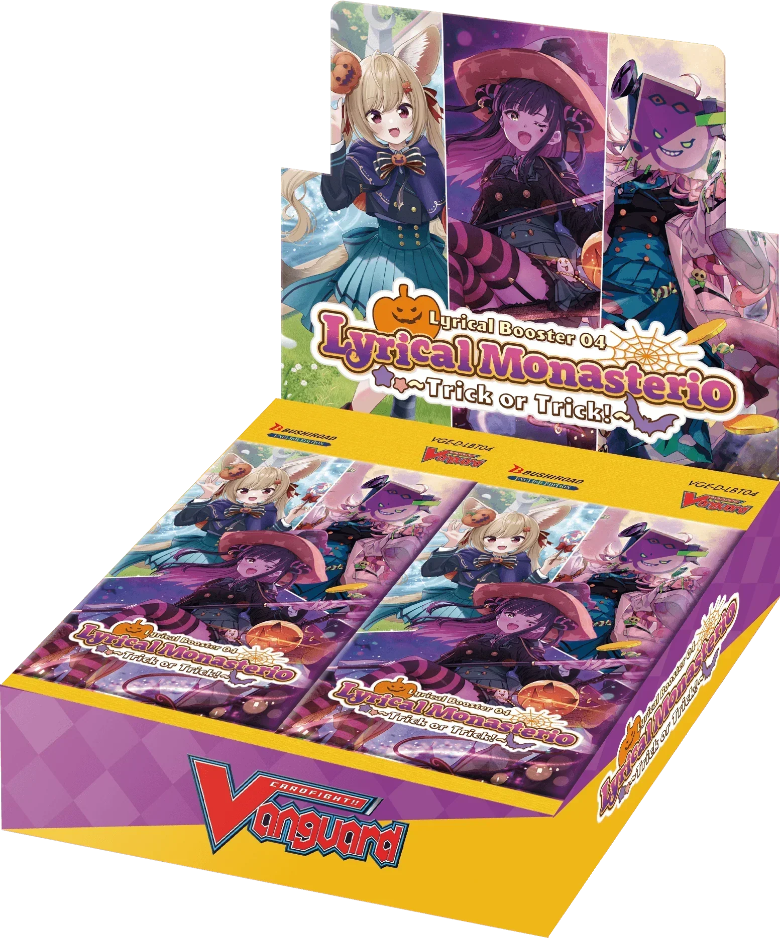 Cardfight!! Vanguard - Lyrical Booster - 04 Lyrical Monasterio: Trick or Trick - Display Case (20x Booster Boxes)
