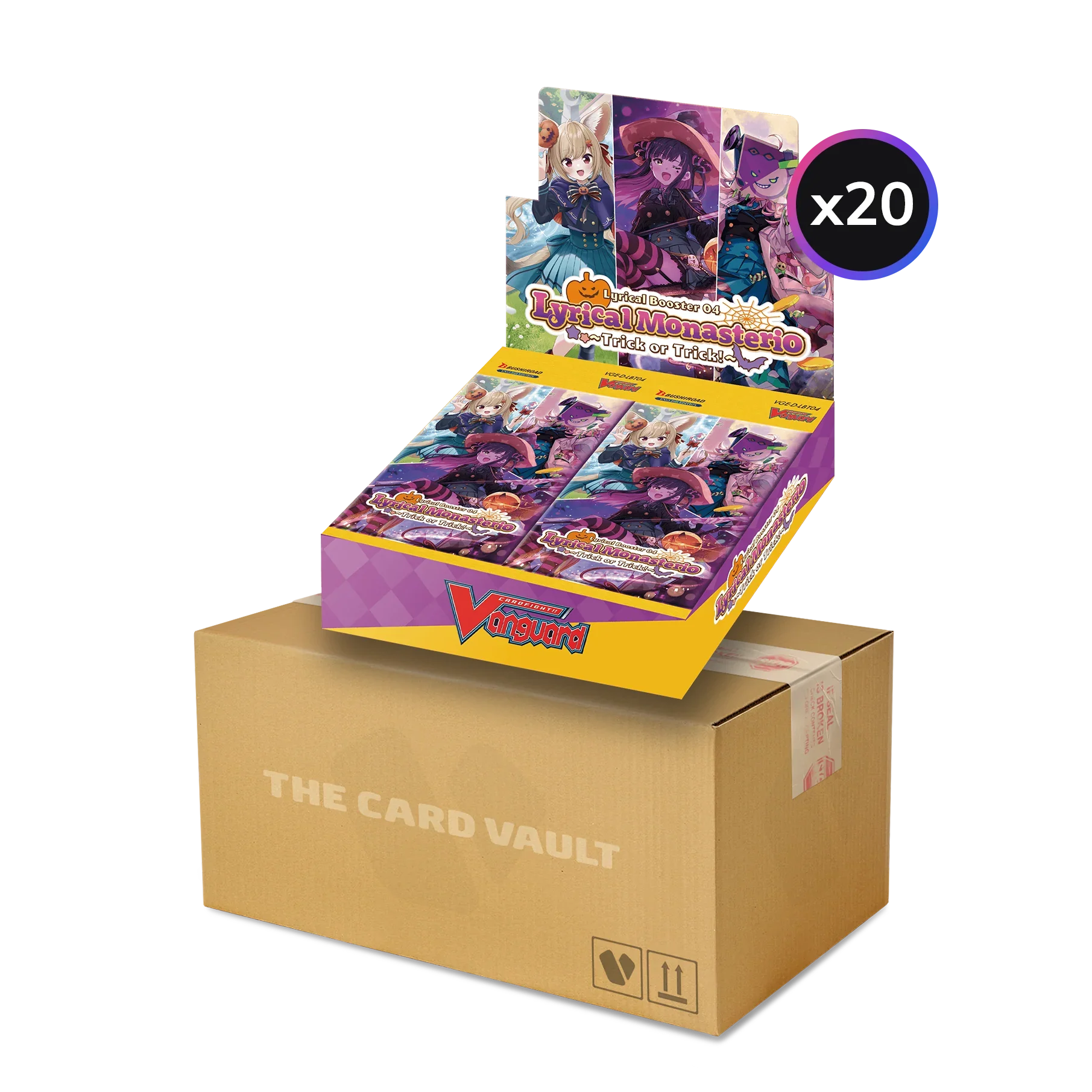 Cardfight!! Vanguard - Lyrical Booster - 04 Lyrical Monasterio: Trick or Trick - Display Case (20x Booster Boxes)