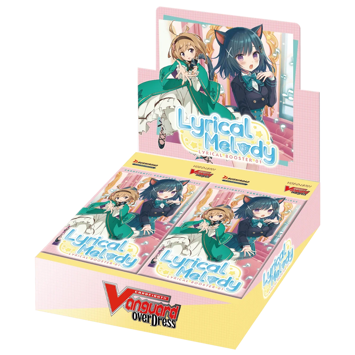 Cardfight!! Vanguard - OverDress - Lyrical Booster - 01 Lyrical Melody - Booster Box (16x Packs)