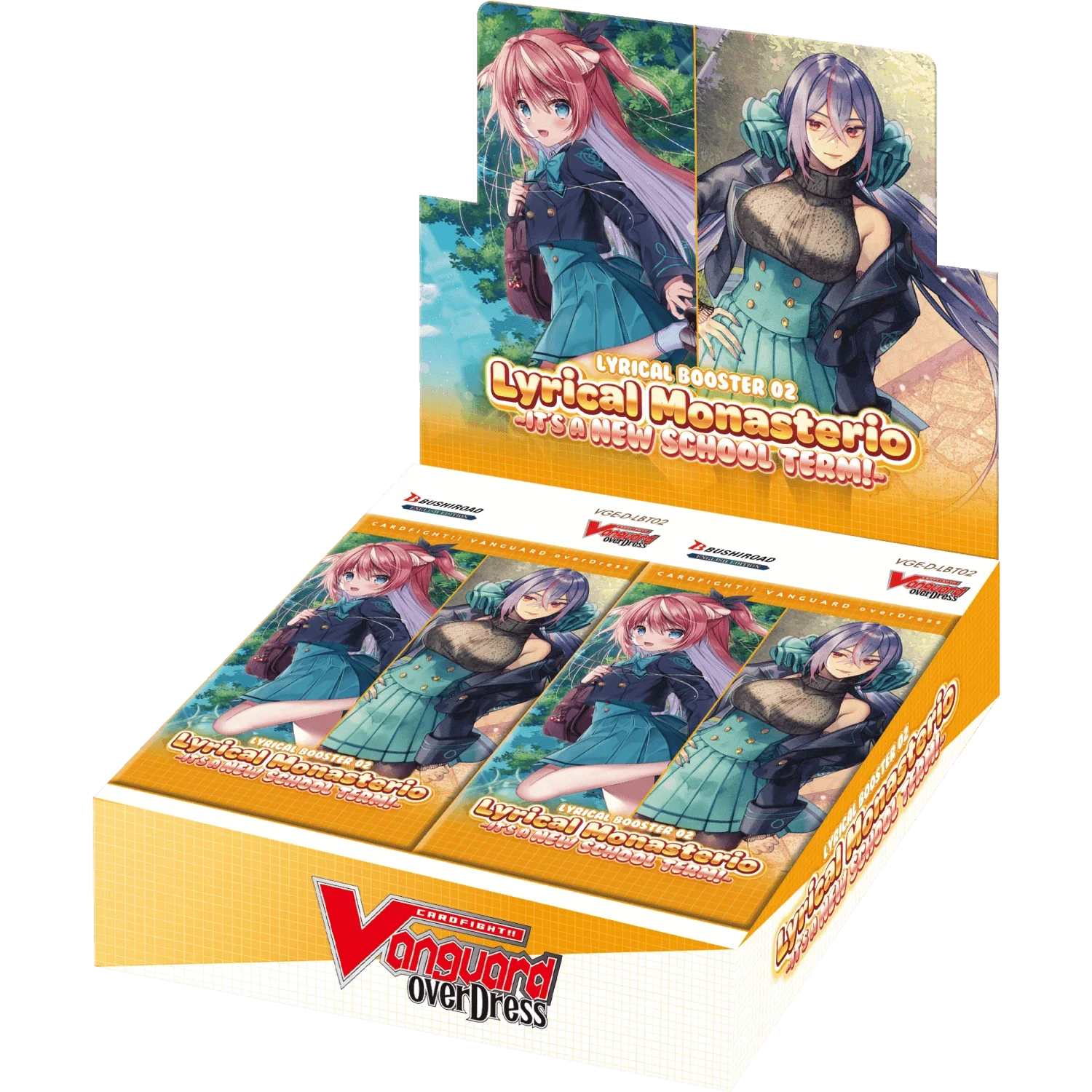 Cardfight!! Vanguard - OverDress - Lyrical Booster - 02 Lyrical Monasterio: It's a New School Term Booster Box (16x Packs)