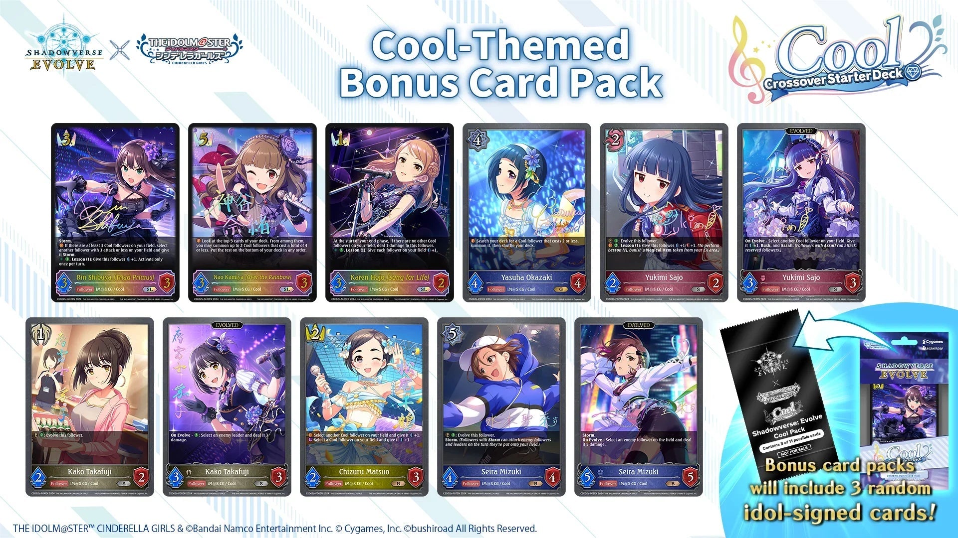 Shadowverse: Evolve - Crossover - The idolm@ster Cinderella Girls - Starter Deck Bundle