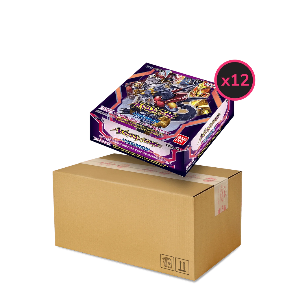Digimon Card Game - Across Time (BT12) - Display Case (12x Booster Boxes)