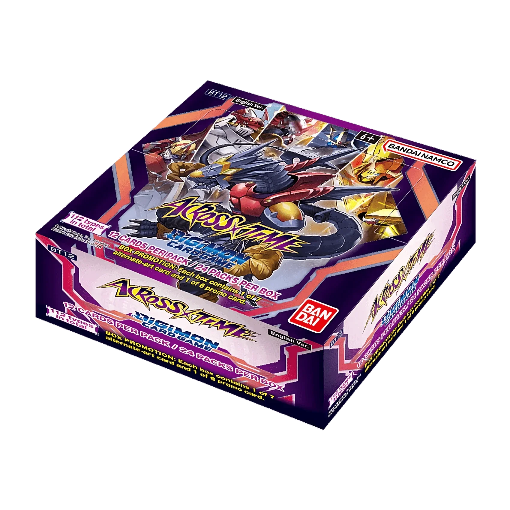 Digimon Card Game - Across Time (BT12) - Display Case (12x Booster Boxes)