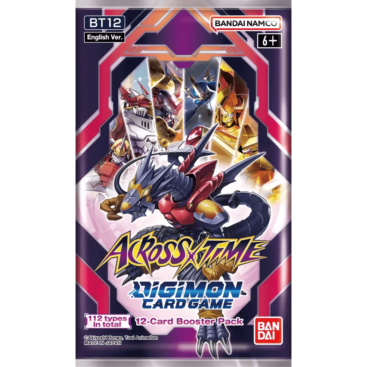 Digimon Card Game - Across Time (BT12) - Display Case (12x Booster Boxes)