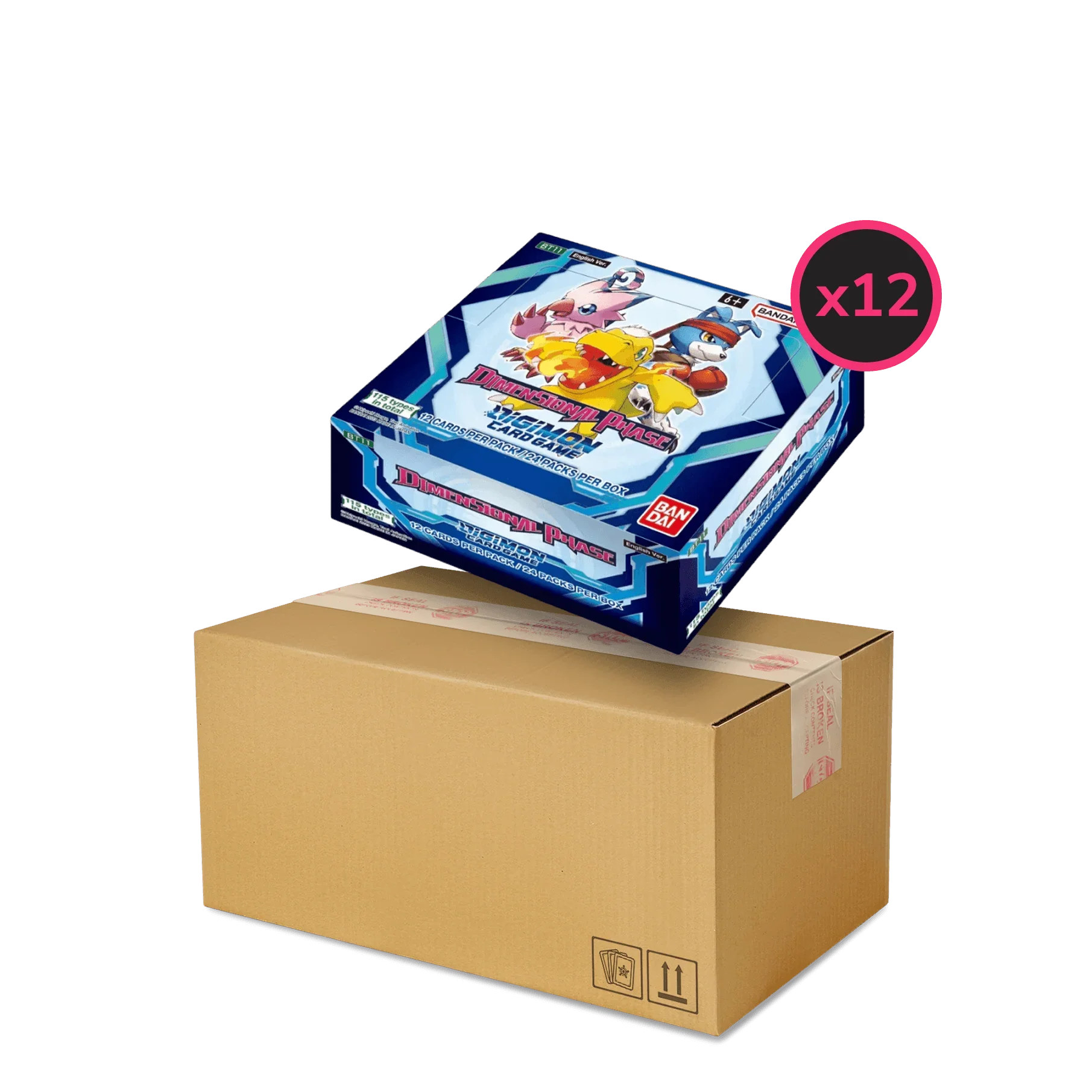 Digimon Card Game - Dimensional Phase (BT11) - Display Case (12x Booster Boxes)