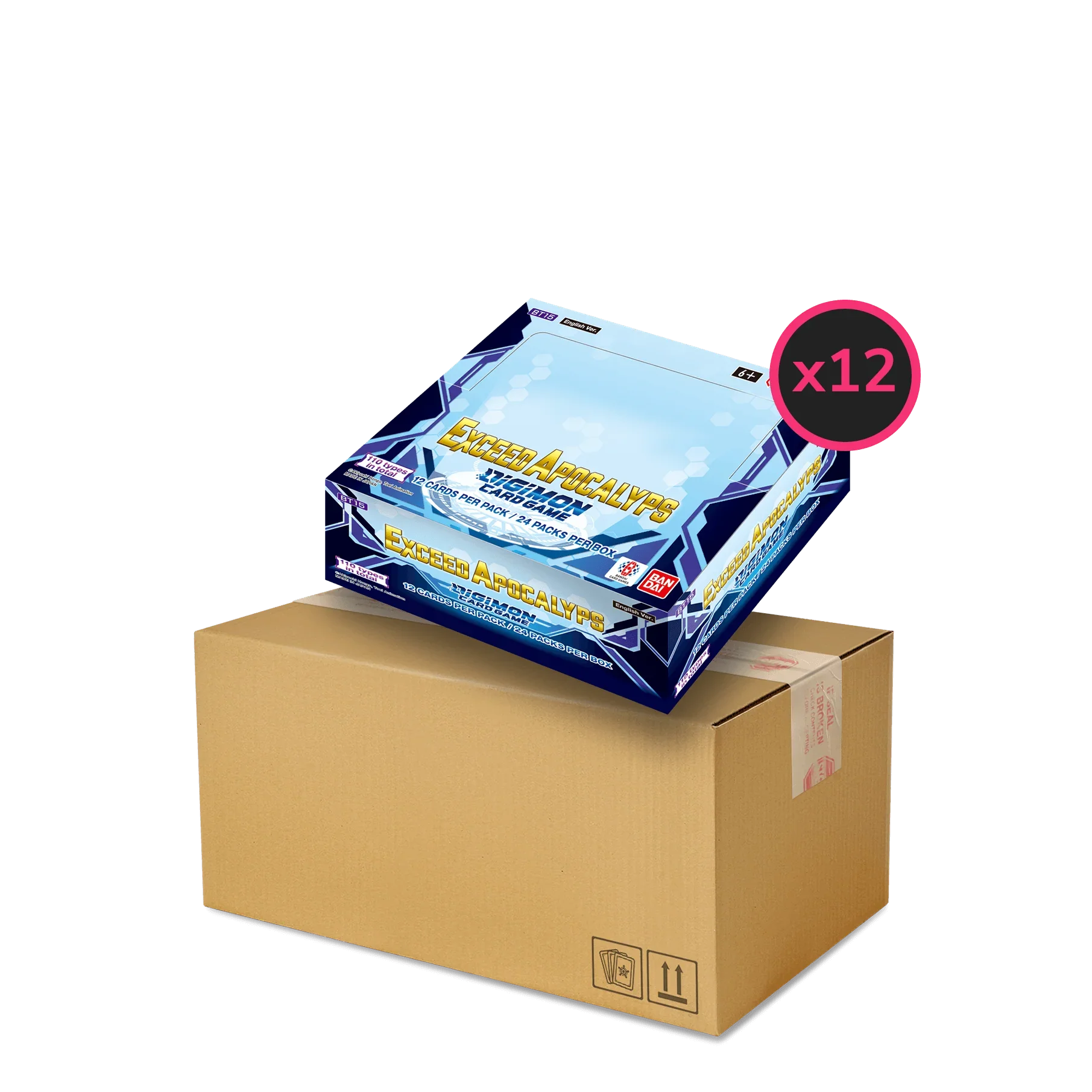 Digimon Card Game - Exceed Apocalypse (BT15) - Display Case (12x Booster Boxes)