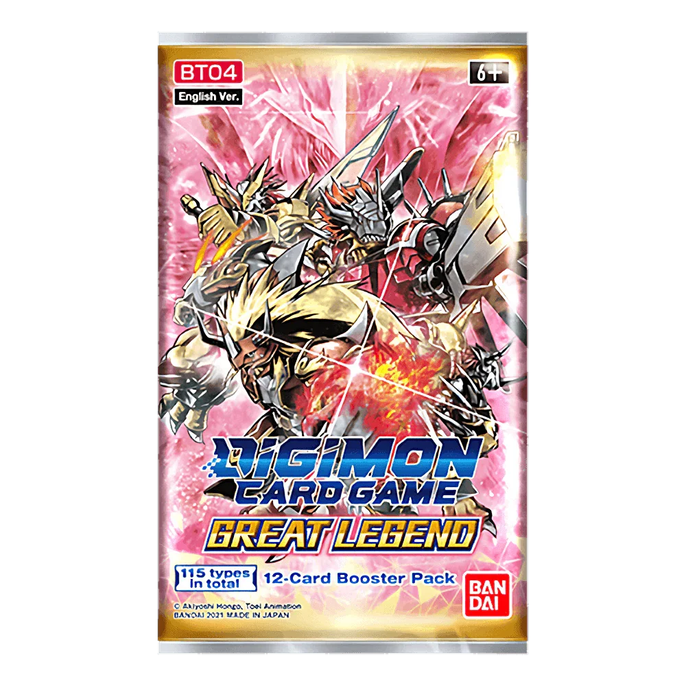 Digimon Card Game - Great Legend (BT04) - Booster Box (24x Packs)