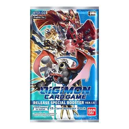 Digimon Card Game - Release Special Booster Ver.1.5 (BT01-03) - Booster Pack