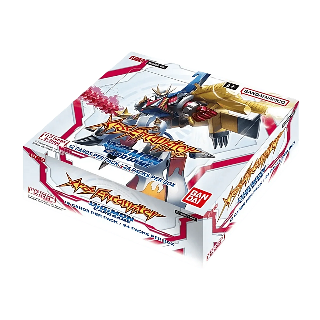 Digimon Card Game - Xros Encounter (BT10) - Display Case (12x Booster Boxes)
