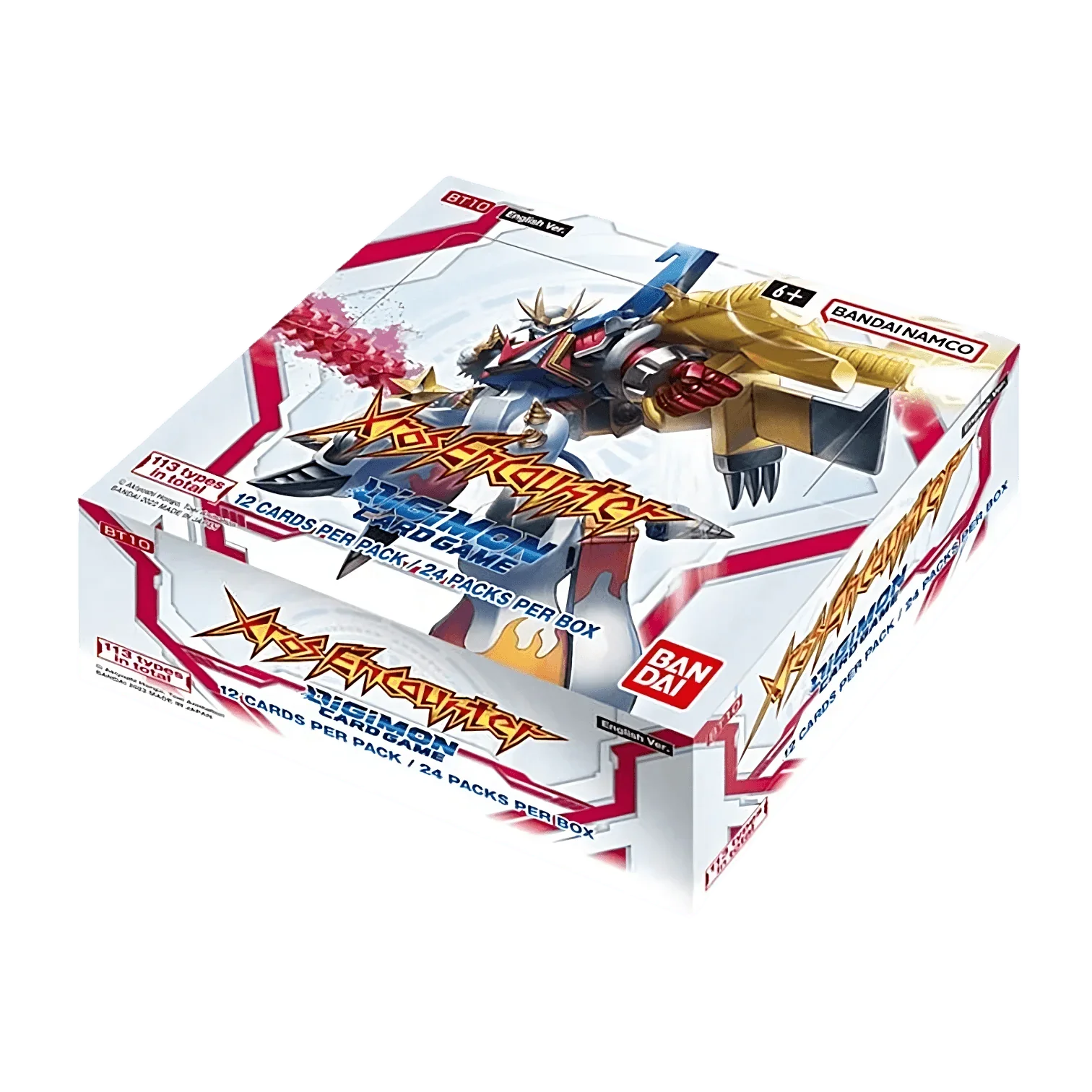 Digimon Card Game - Xros Encounter (BT10) - Display Case (12x Booster Boxes)