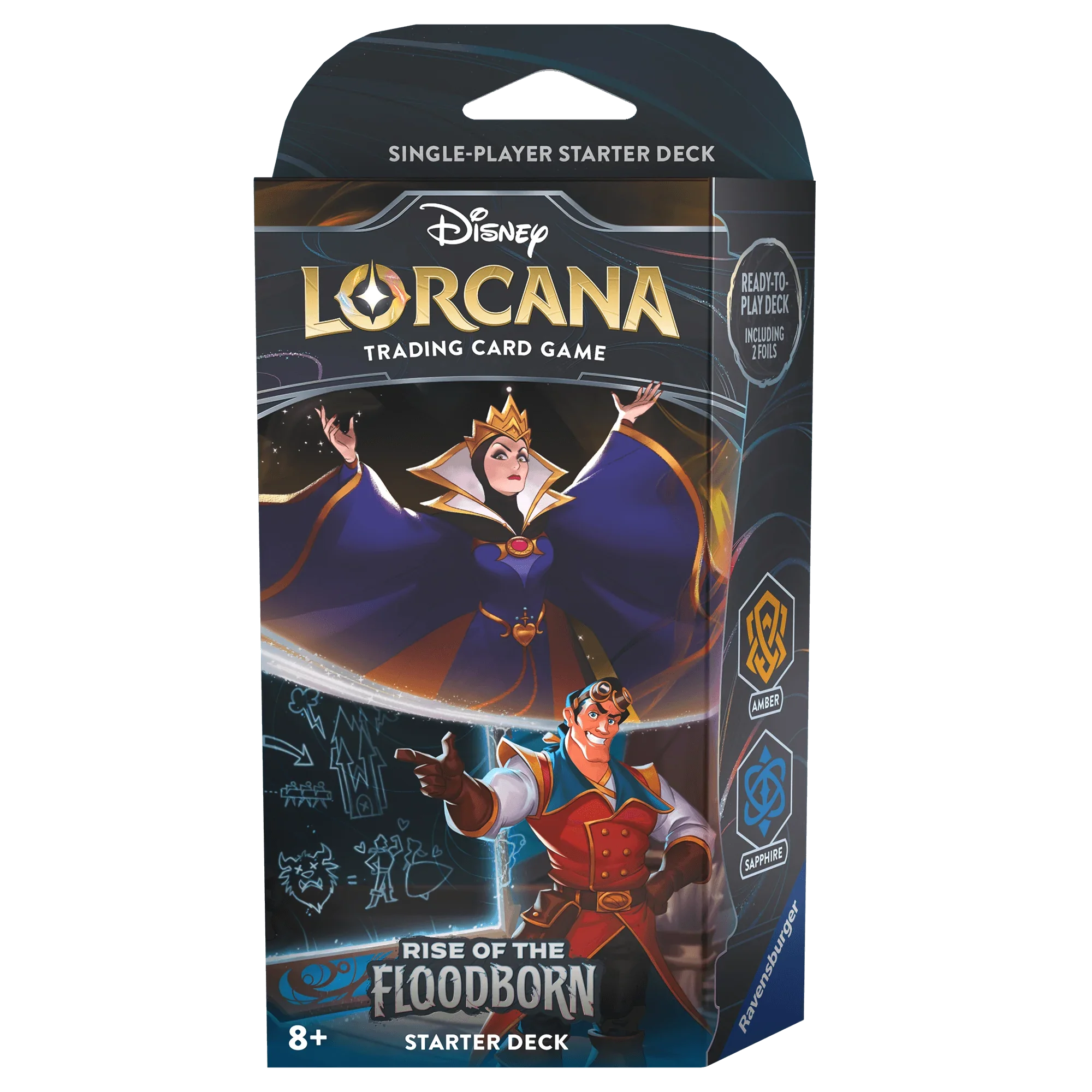 Disney - Lorcana TCG - Rise of the Floodborn - Starter Deck - Amber and Sapphire