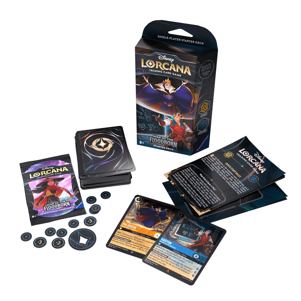 Disney - Lorcana TCG - Rise of the Floodborn - Starter Deck - Amber and Sapphire