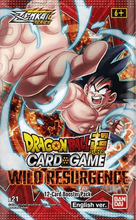 Dragon Ball Super CG Masters - Zenkai Series Set 04 - Wild Resurgence (B21) - Booster Pack