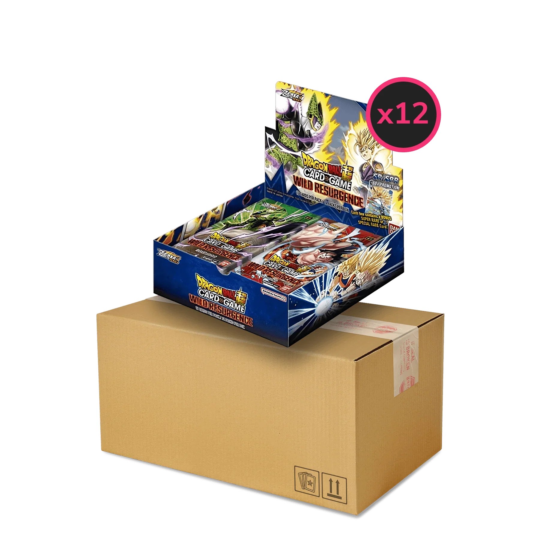 Dragon Ball Super CG Masters - Zenkai Series Set 04 - Wild Resurgence (B21) - Display Case (12x Booster Boxes)