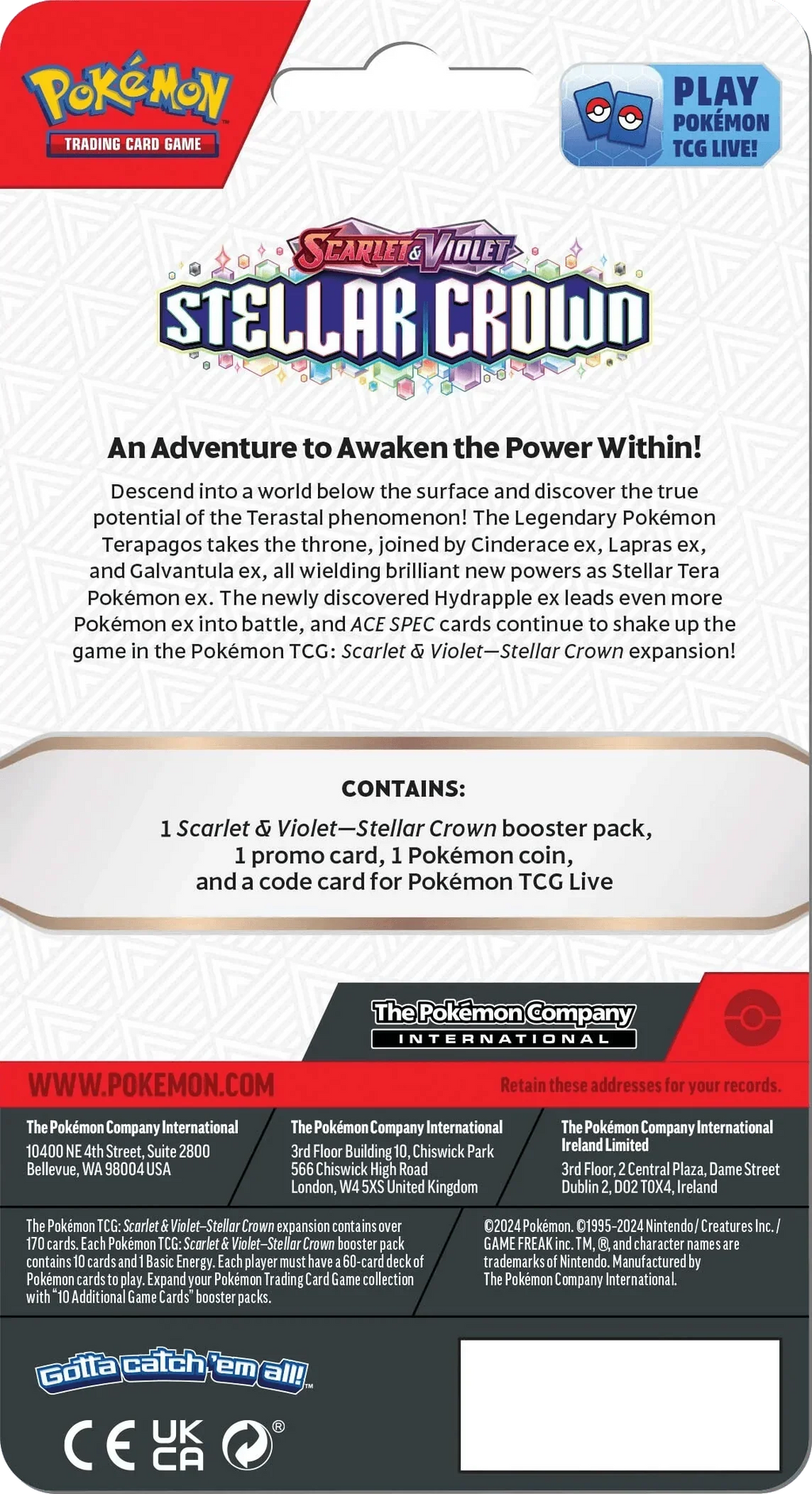 Pokemon TCG - Scarlet & Violet - Stellar Crown - Premium Checklane Blister - Porygon2