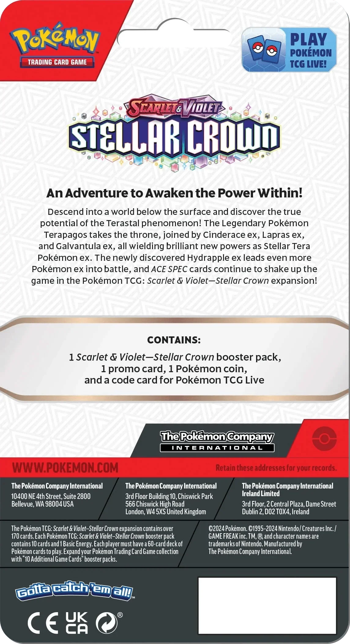 Pokemon TCG - Scarlet & Violet - Stellar Crown - Premium Checklane Blister - Porygon2