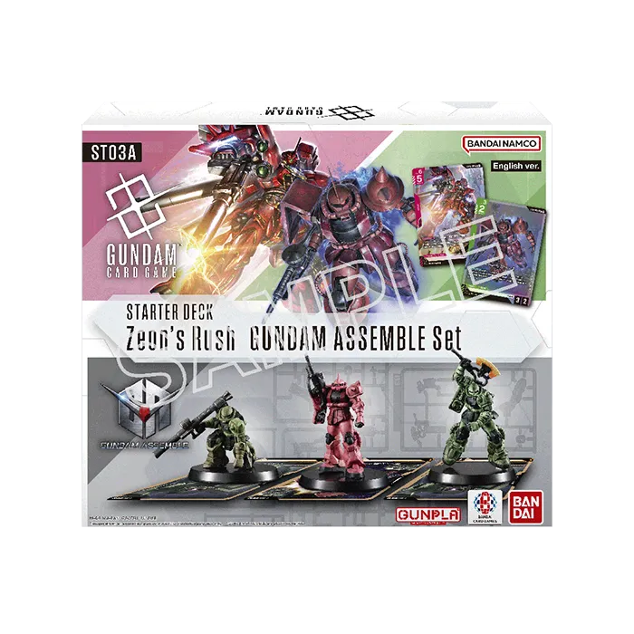 Gundam Card Game - Gundam Assemble Starter Set - Zeon’s Rush (ST03A)
