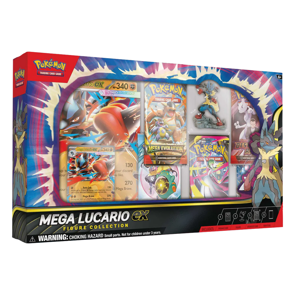 Pokemon TCG - Mega Evolution - Mega Lucario ex Figure Collection Box