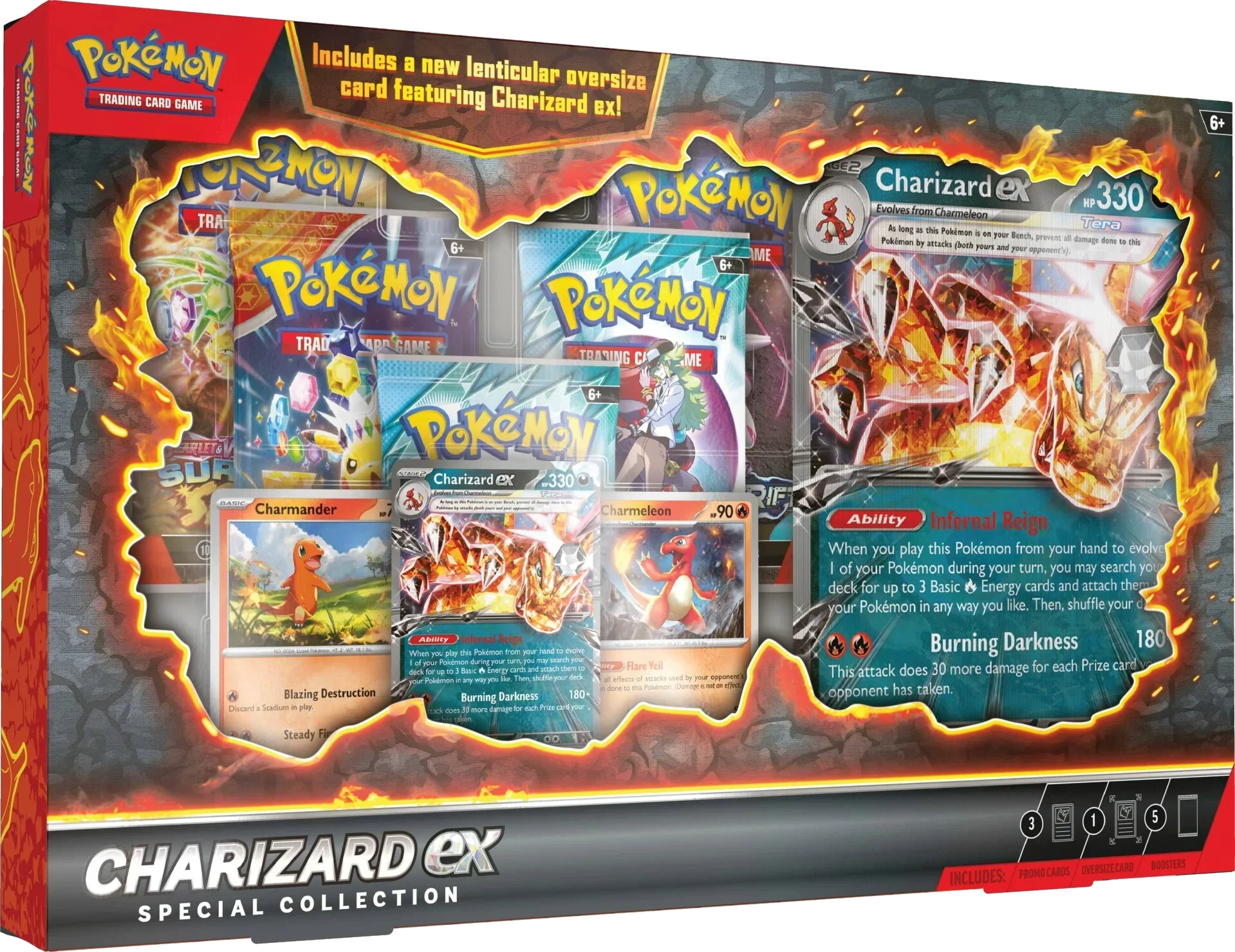 Pokemon TCG - Scarlet & Violet - Charizard ex Special Collection Box