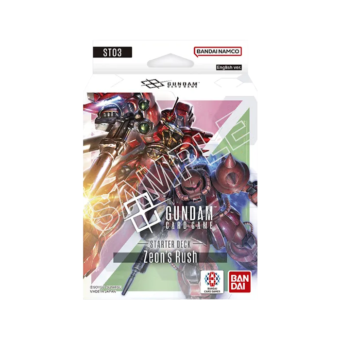 Gundam Card Game - Starter Deck - Zeon’s Rush (ST03)