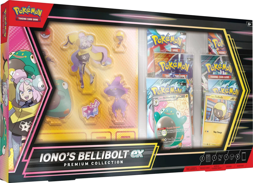 Pokemon TCG - Scarlet & Violet - Iono’s Bellibolt ex Premium Collection Box