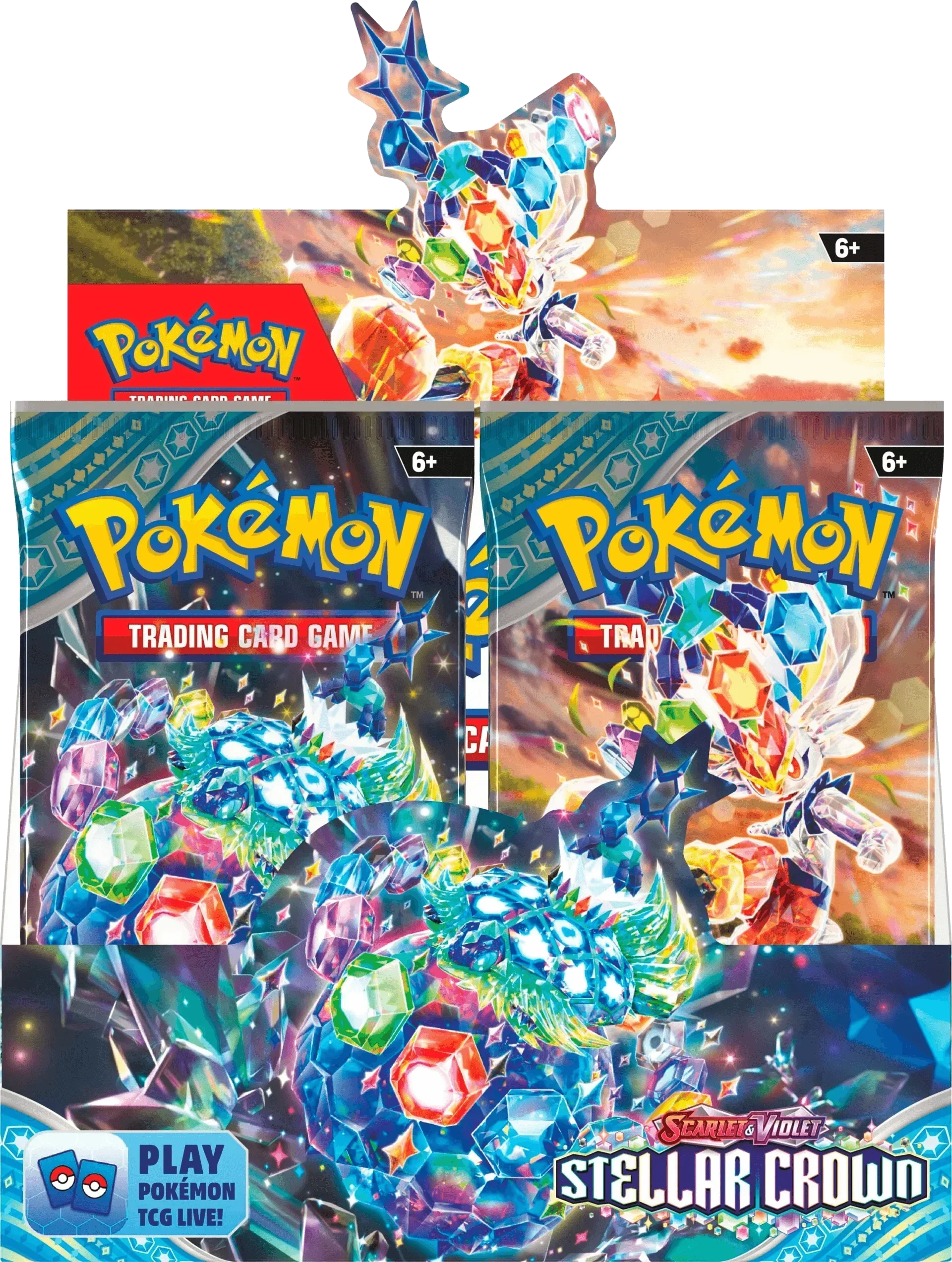Pokemon TCG - Scarlet & Violet - Stellar Crown - Display Case (6x Booster Boxes)