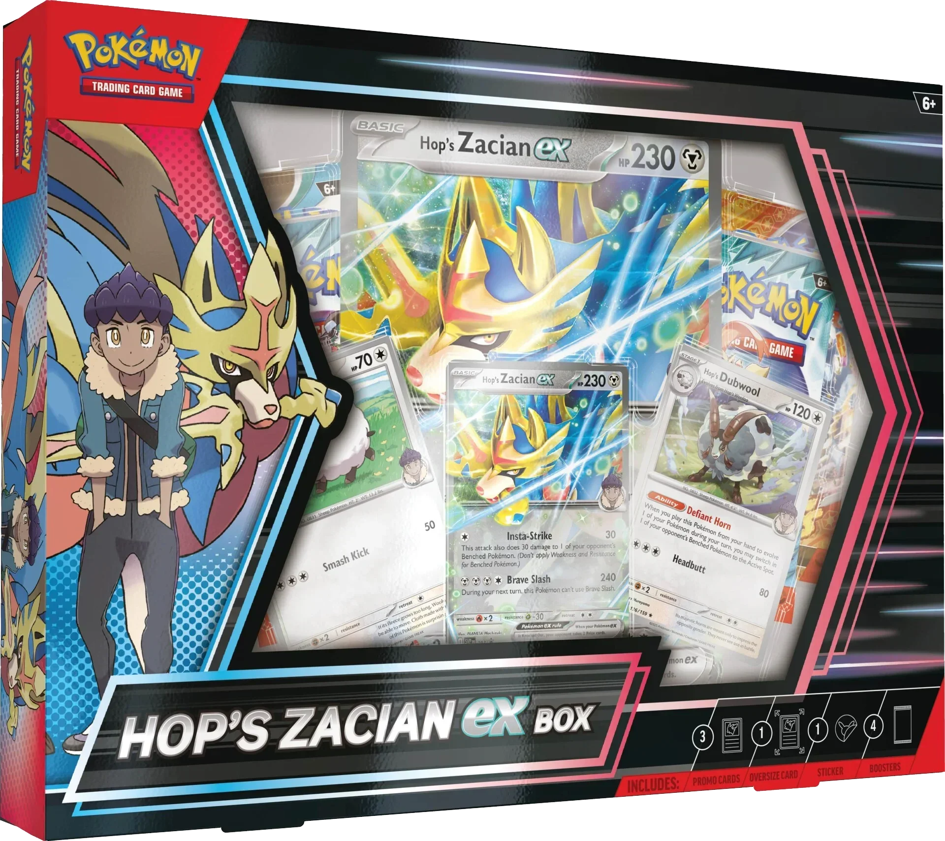 Pokemon TCG - Scarlet & Violet - Hop's Zacian ex Collection Box