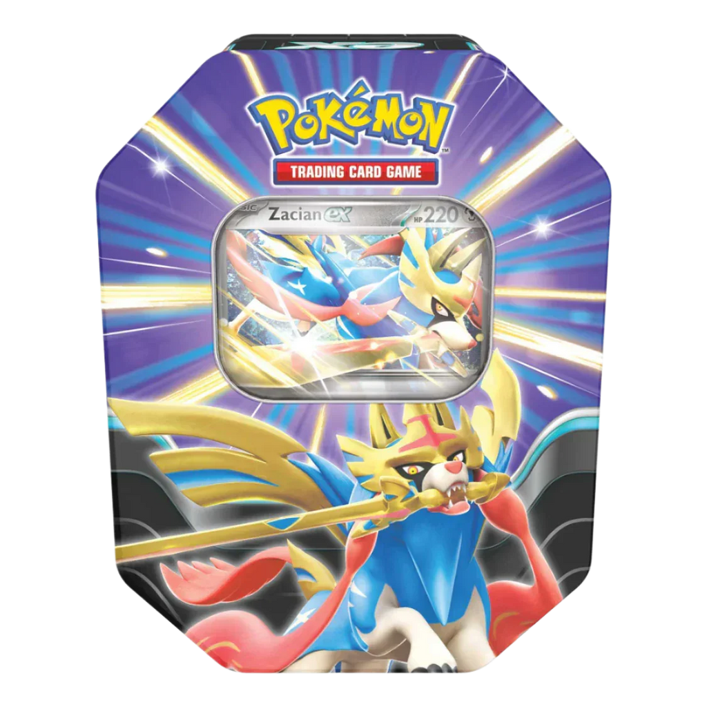 Pokemon TCG - Scarlet & Violet - Slashing Legends Tin - Zacian ex