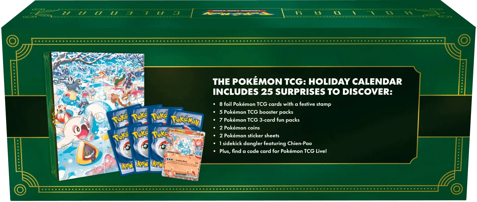 Pokemon TCG - Scarlet & Violet - Holiday Advent Calendar 2024