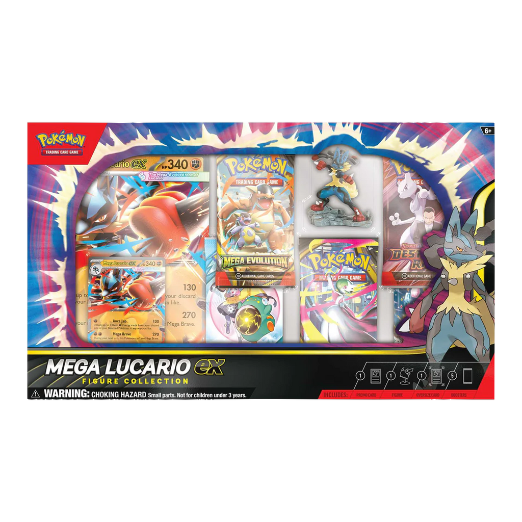 Pokemon TCG - Mega Evolution - Mega Lucario ex Figure Collection Box