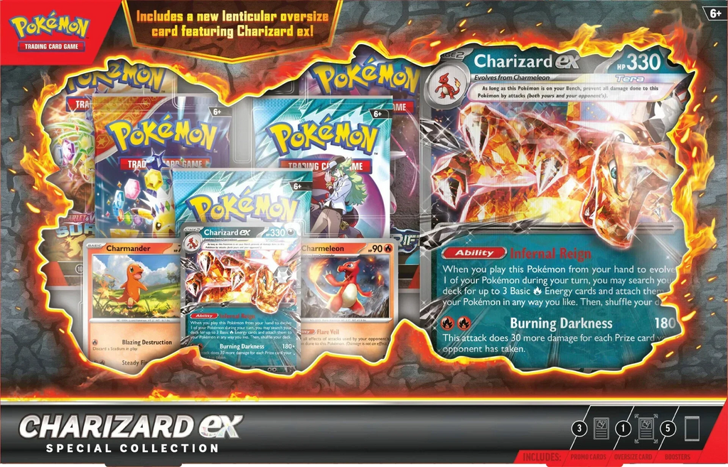 Pokemon TCG - Scarlet & Violet - Charizard ex Special Collection Box